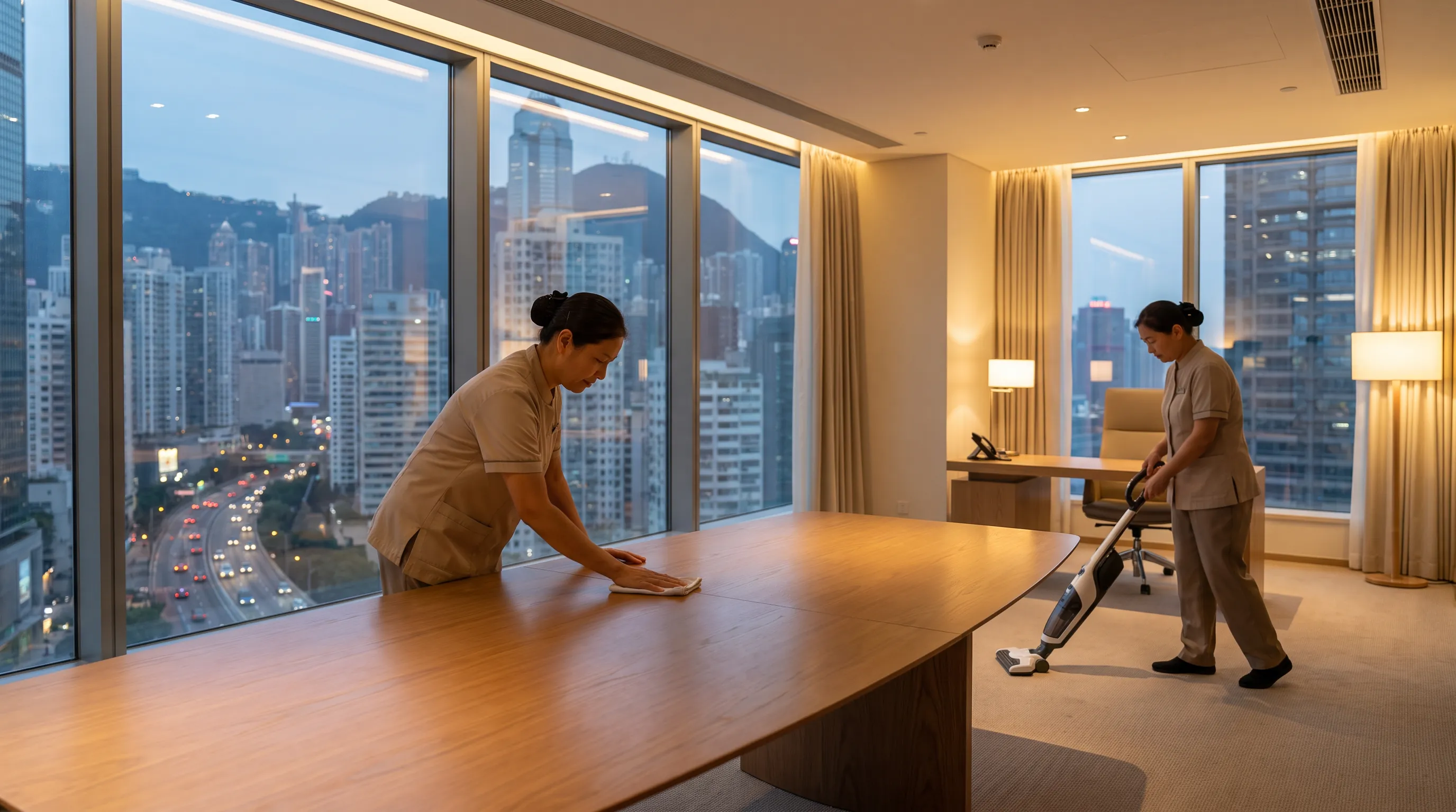 central office cleaning quotation request service reference for a Hong Kong interior