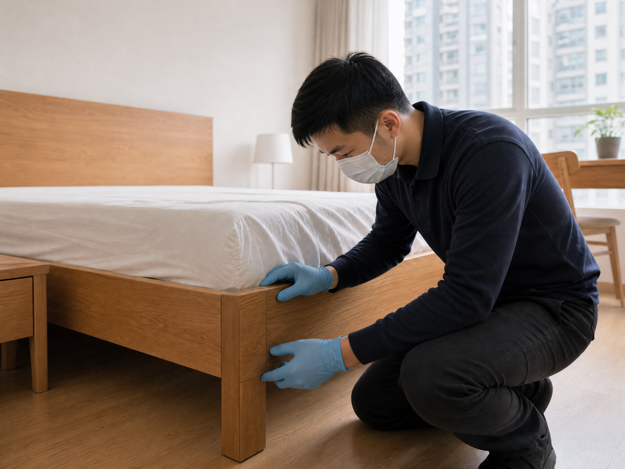香港滅床蝨：現場跡象檢查情境