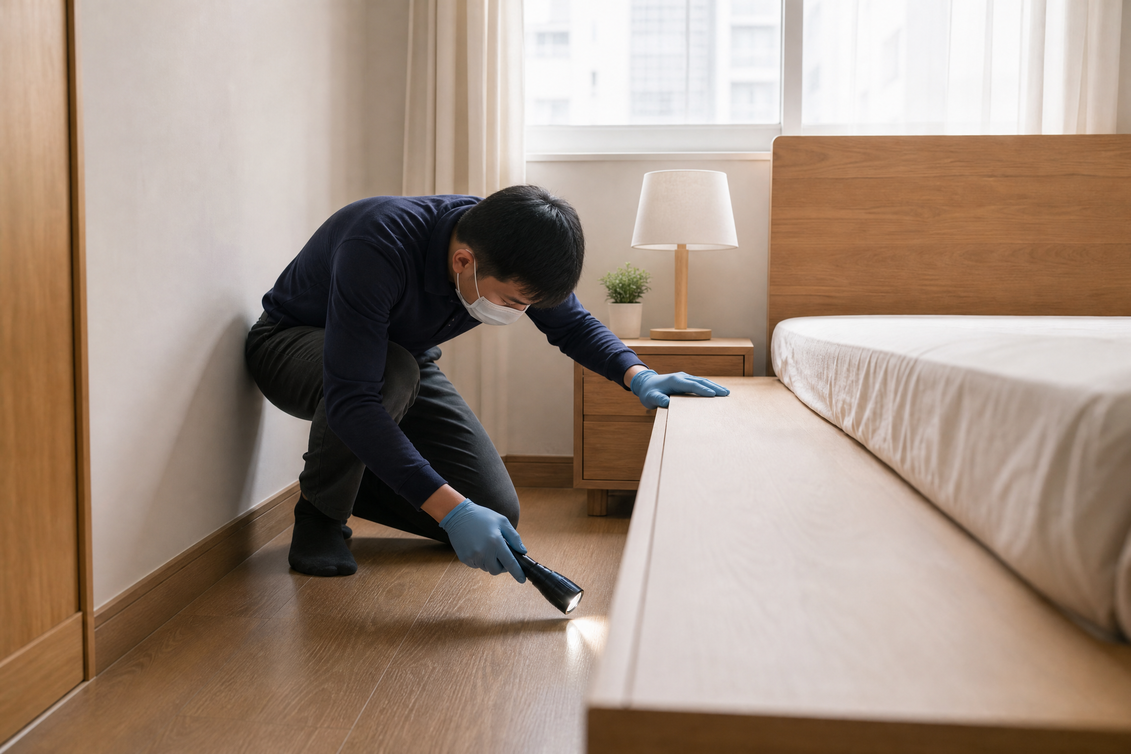 香港滅床蝨：服務參考二：現場檢查服務參考情境