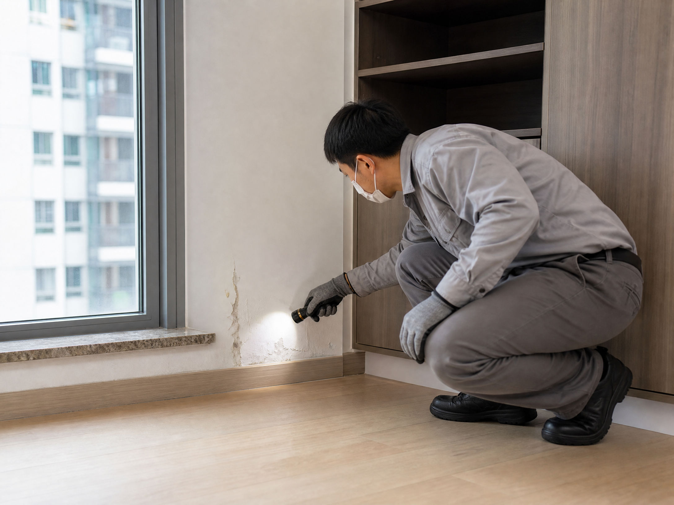 香港滅白蟻:現場跡象檢查情境