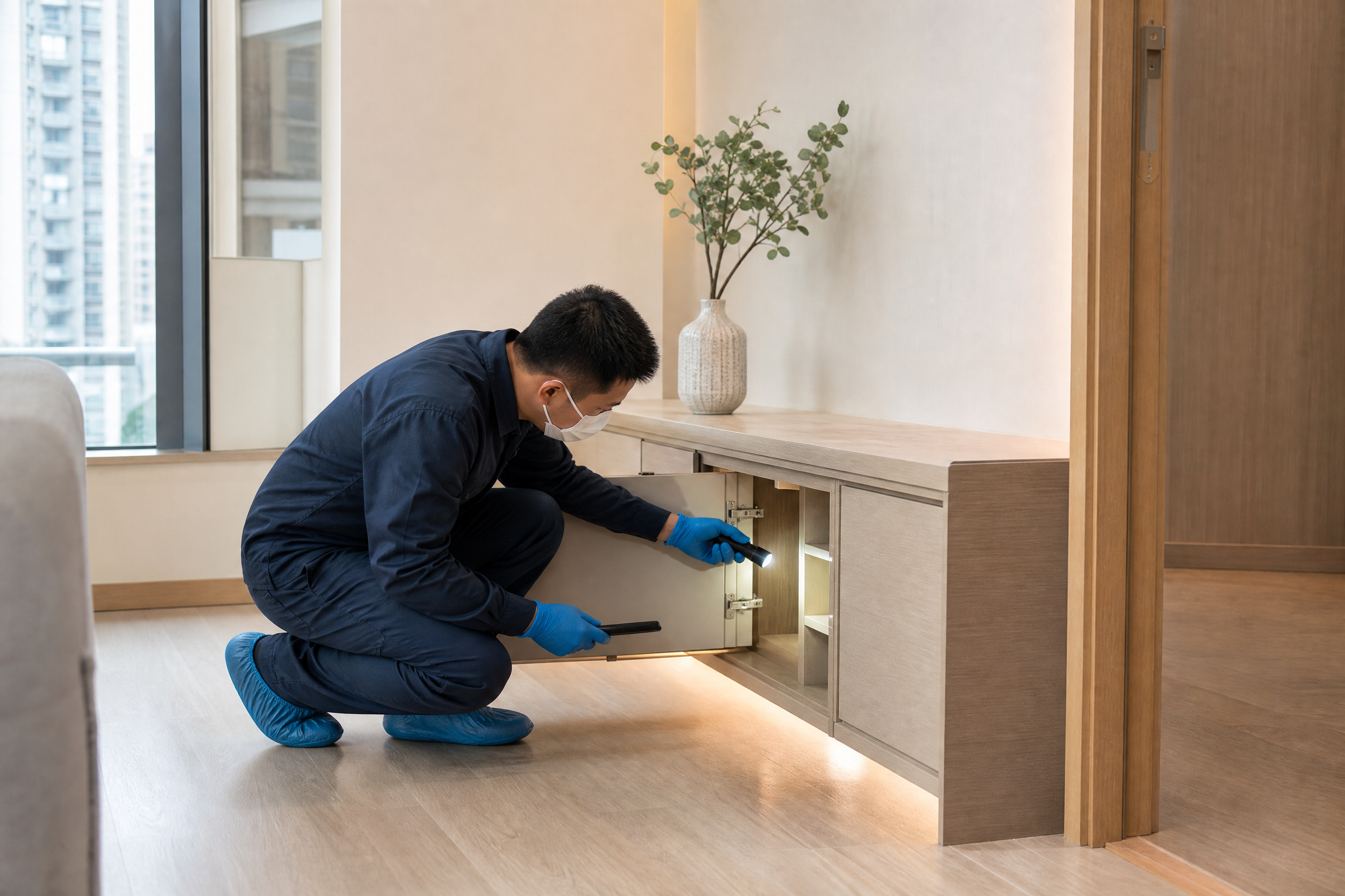 香港滅白蟻報價：服務參考二：現場檢查服務參考情境