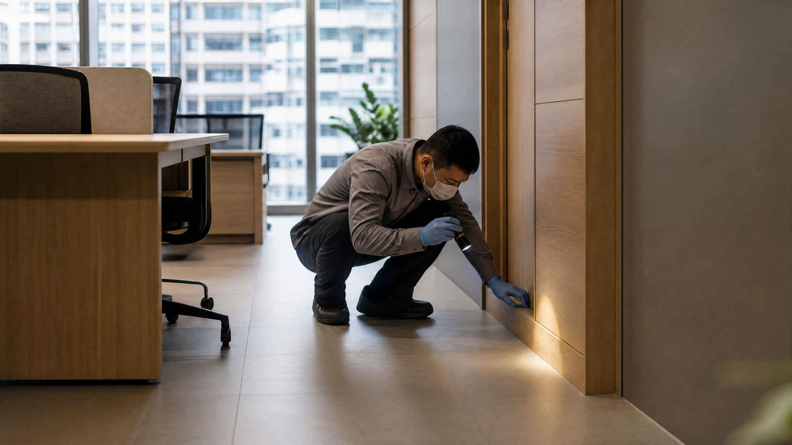香港辦公室白蟻處理：現場處理與評估情境