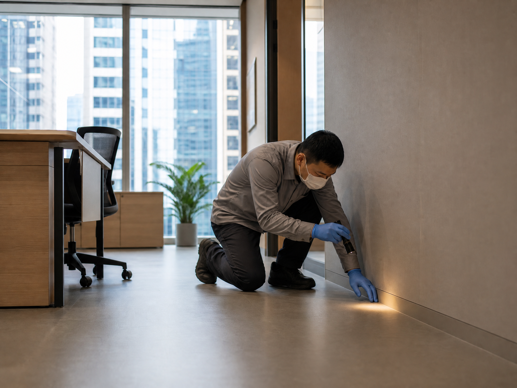 香港辦公室白蟻處理：服務處理流程的現場情境