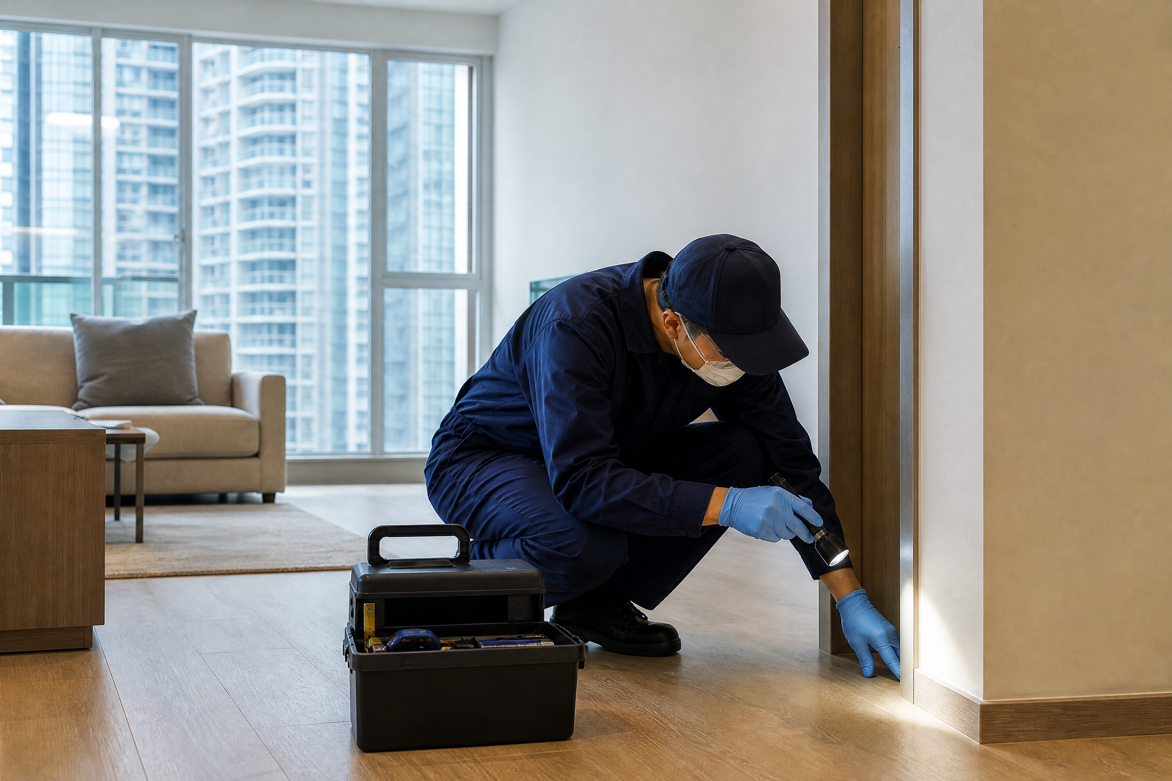 香港如何根除白蟻：服務參考二：現場檢查服務參考情境