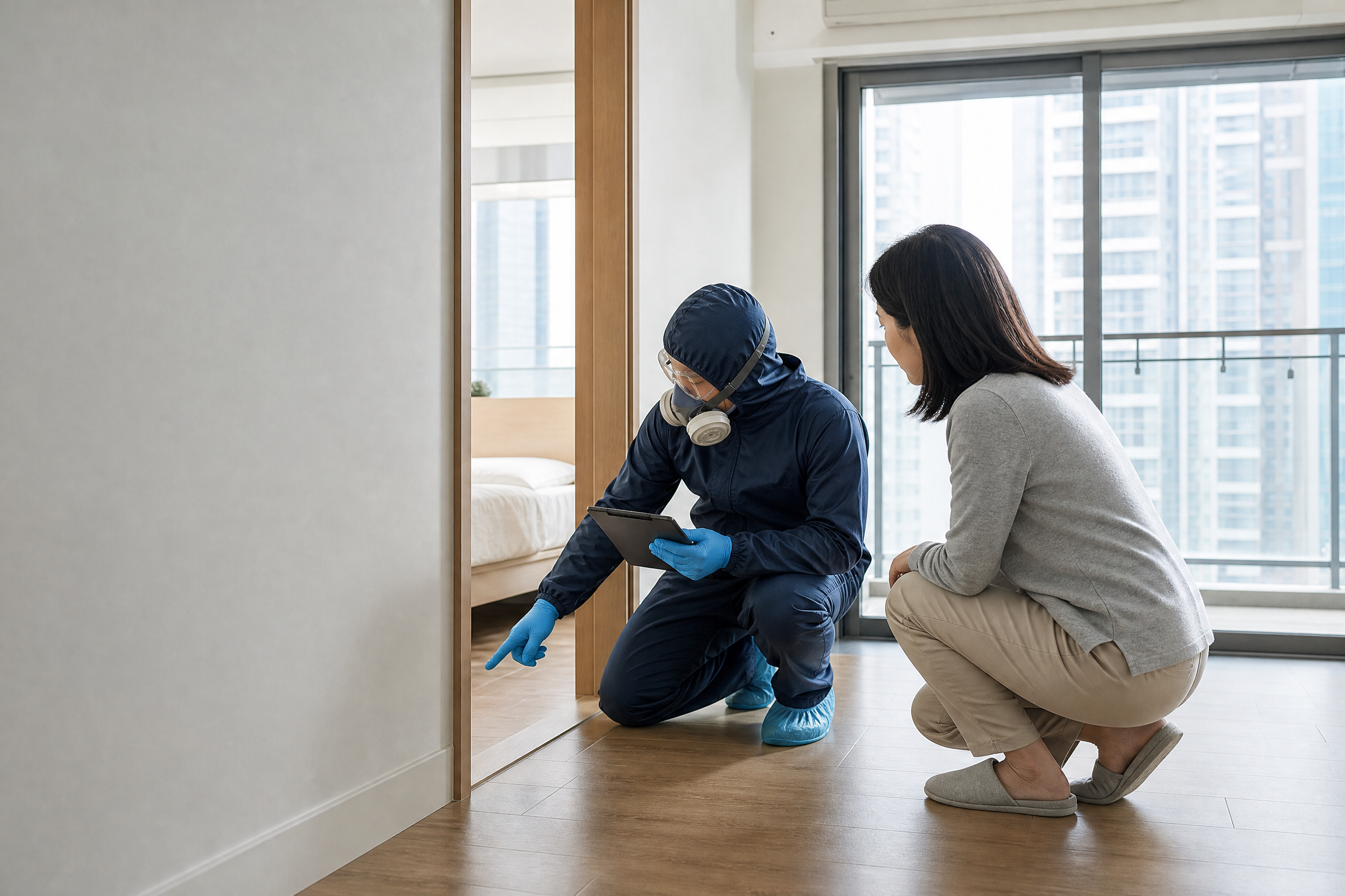 香港除白蟻方法：服務參考三：場地安排服務參考情境