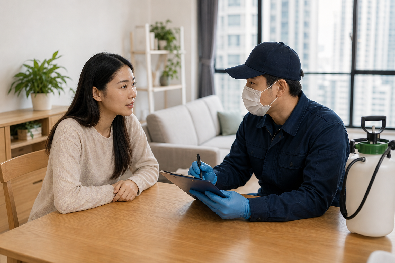 香港滅臭蟲：WhatsApp查詢及服務安排情境