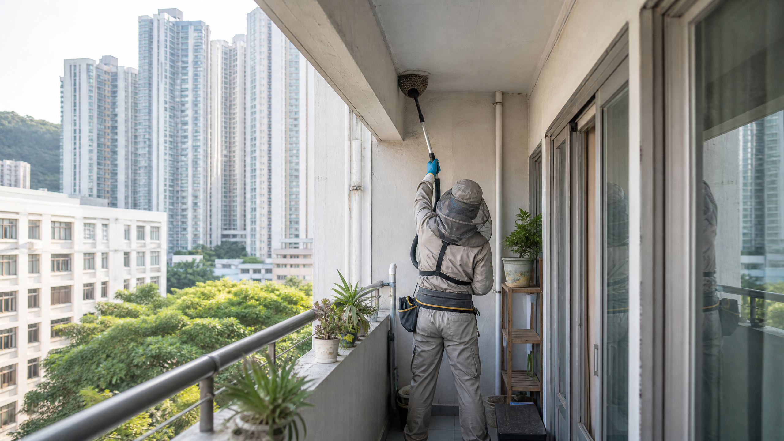 香港搖蚊處理：現場處理與評估情境