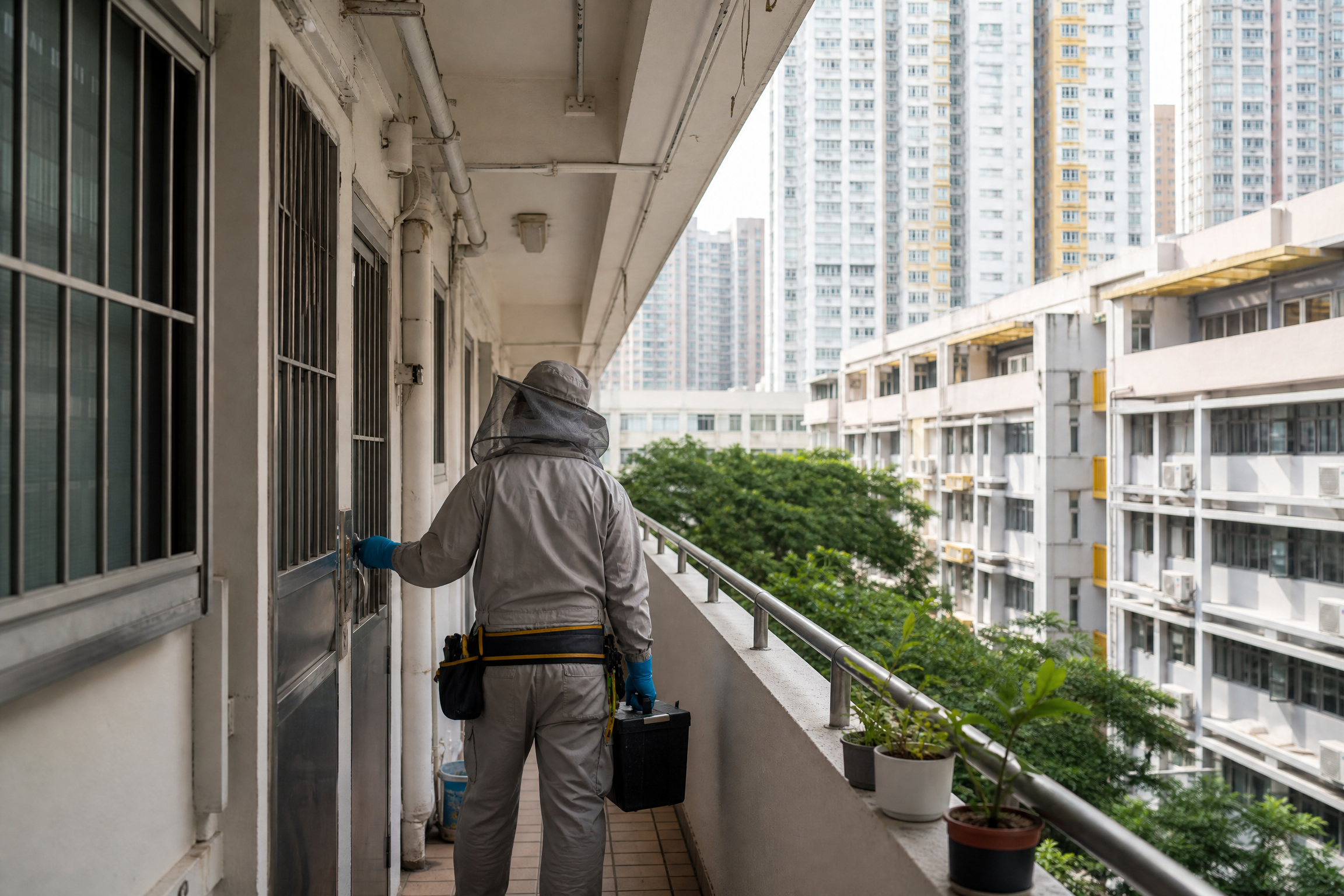 香港搖蚊處理：服務參考一：到場前服務參考情境