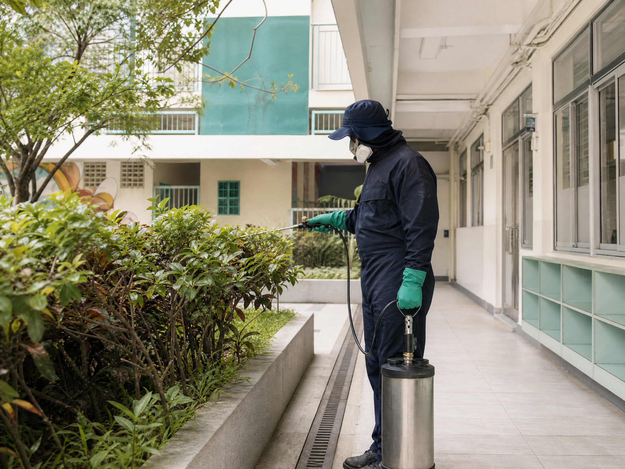 香港中學滅蚊：服務處理流程的現場情境