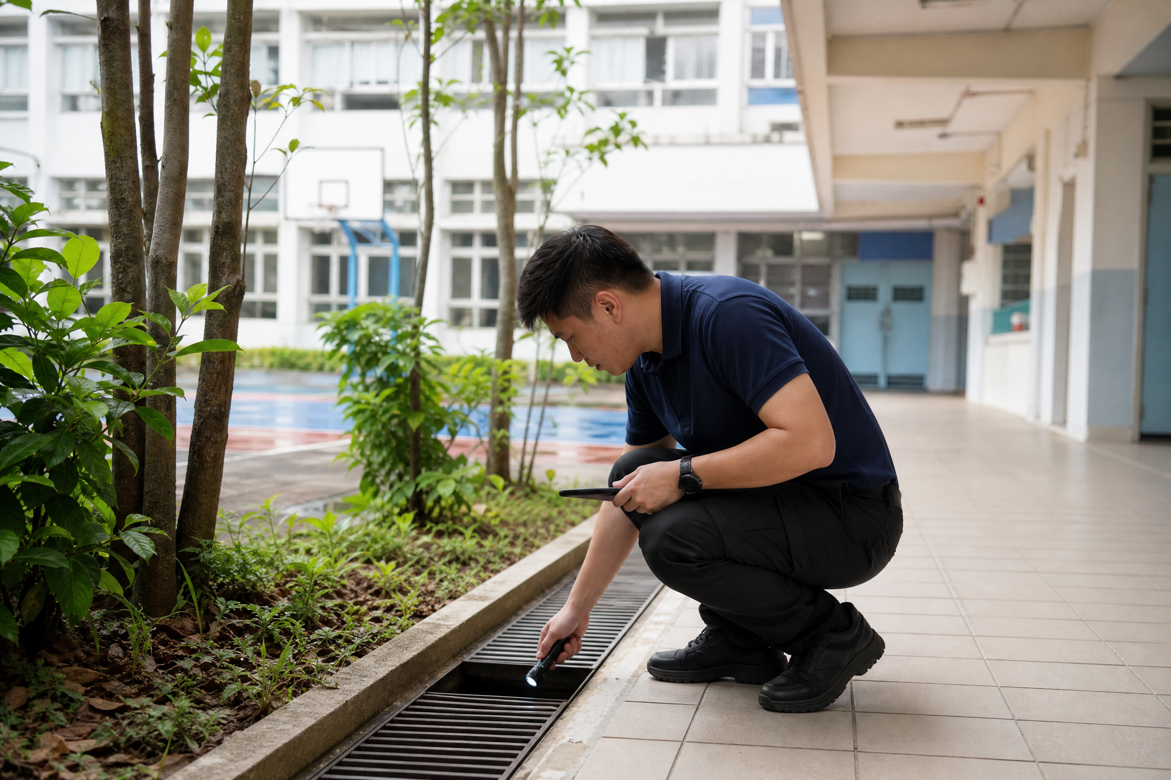 香港中學滅蚊：服務參考二：現場檢查服務參考情境