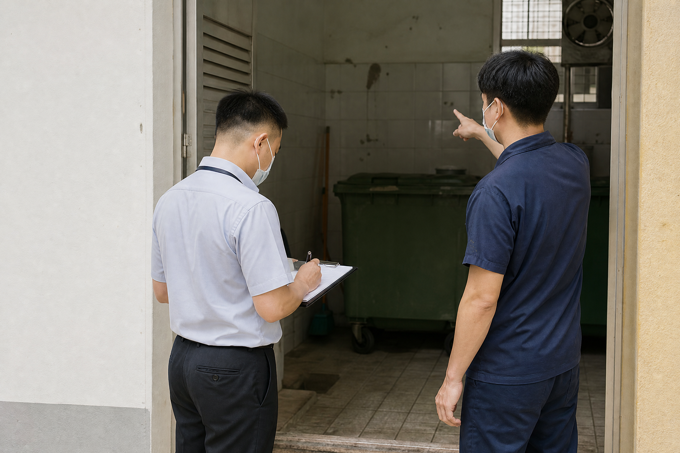 香港學校垃圾房滅蟲：服務參考三：場地安排服務參考情境