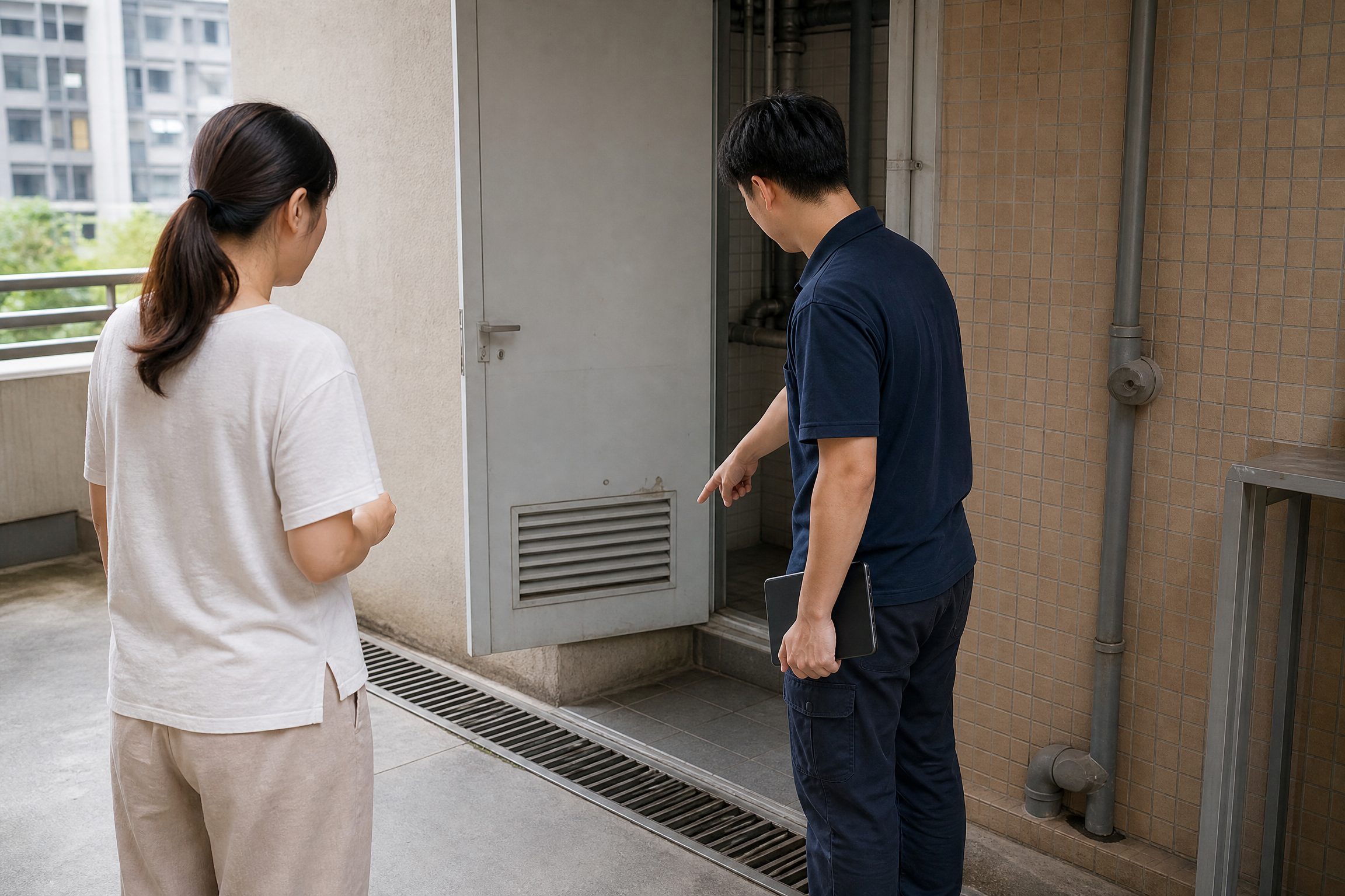 香港渠口飛蟲處理：服務參考三：場地安排服務參考情境