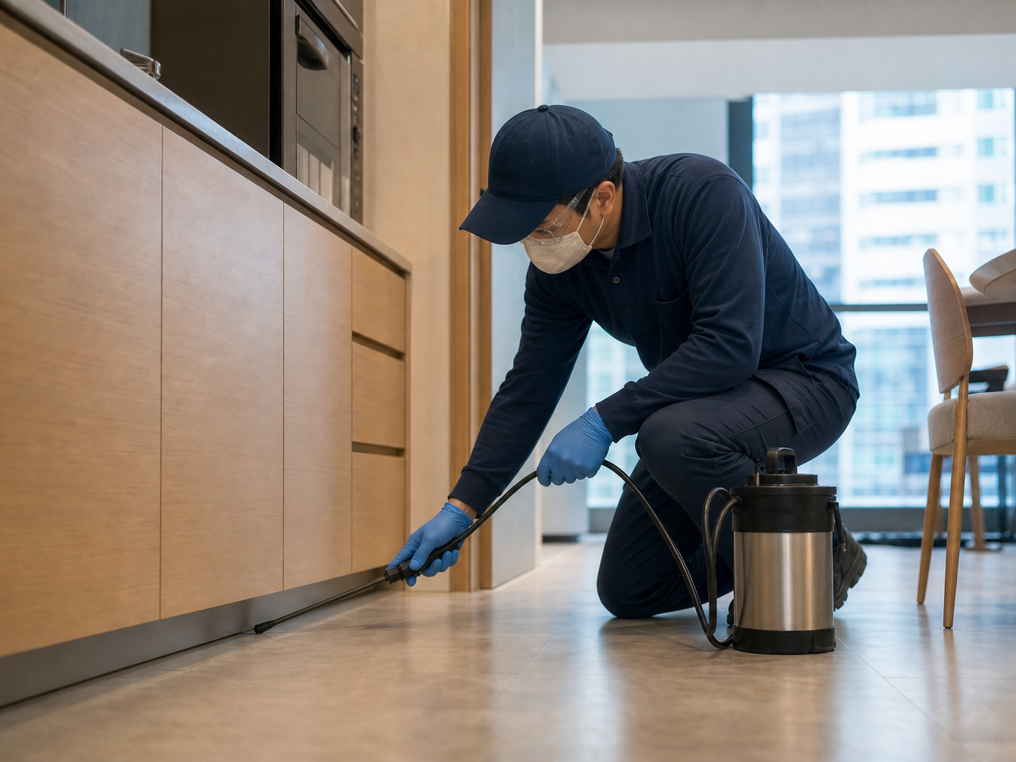 香港服務式住宅滅蟲：服務處理流程的現場情境